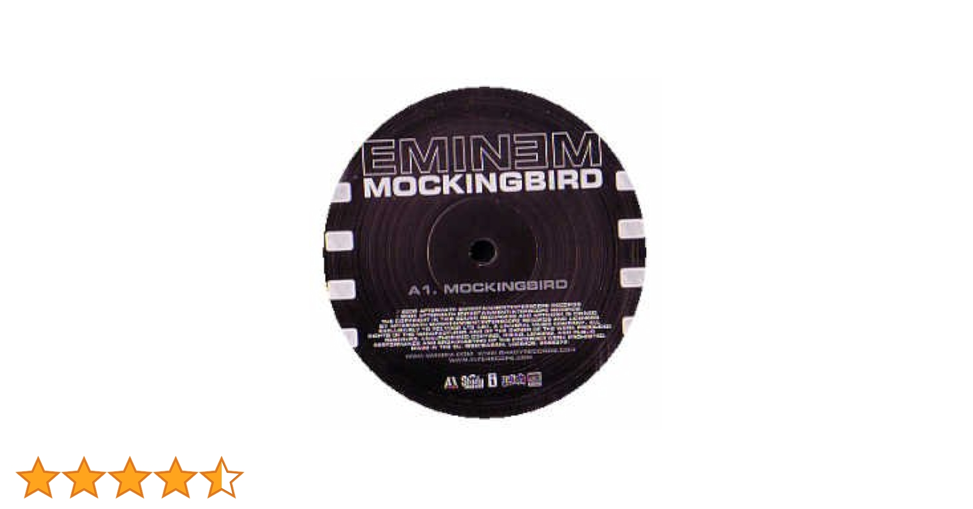 12インチ　EMINEM - MOCKINGBIRD Amazon.co.jp: Mockingbird [12 inch Analog]: ミュージック
